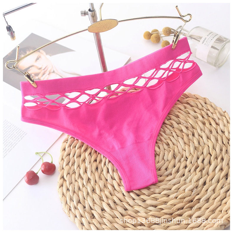 Quần Lọt Khe Chữ T Cạp Cao Eo Rọc Cá Tính Cotton, Quần Sịp Lót Nữ Sexy Quyến Rũ Nội Y Gợi Cảm - BIKINI 69 SHOP LK1125
