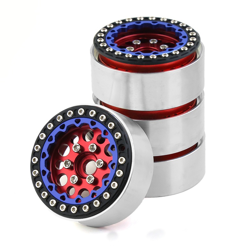 Set 4 Bánh Xe 1.9 Bằng Kim Loại Cho Xe Điều Khiển Từ Xa Axial SCX10 Traxxas TRX4 RC4WD D90 Redcat Gen8 1 / 10