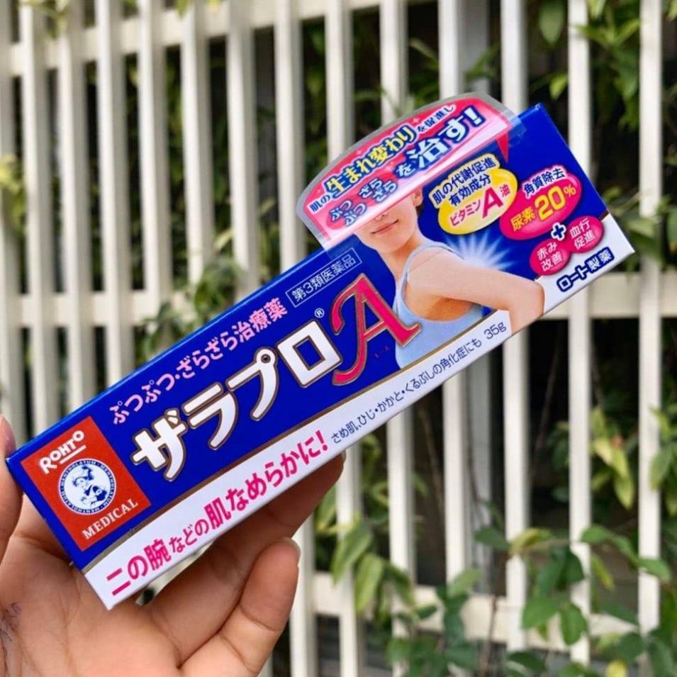 Kem viêm nang lông Zaraporo Rohto 35g Nhật Bản