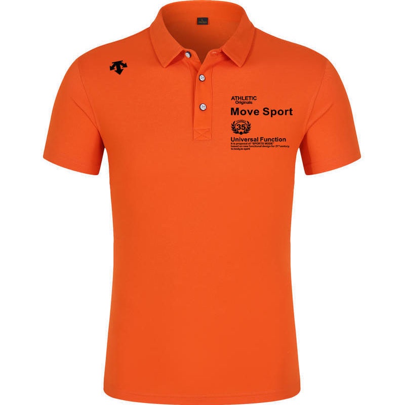 Áo Thun polo Tay Ngắn Bằng Vải Cotton Mỏng In Hình DESCENTE Disante Phong Cách Mới 2023 Dành Cho Bạn Nam