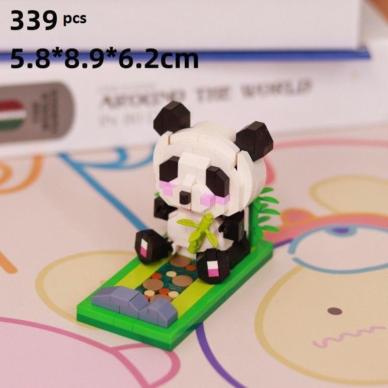 (SẴN HÀNG) Đồ Chơi mô hình Lắp Ráp 3D Giá Đỡ Điện Thoại Hình Gấu Trúc Dễ Thương Cho Bé