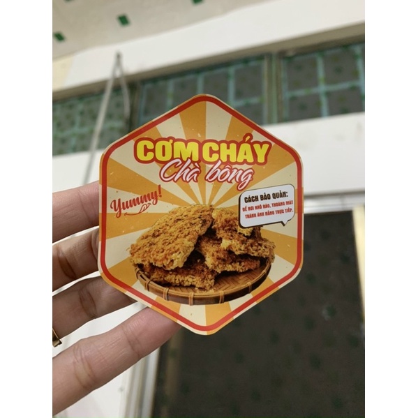 55 Tem cơm cháy chà bông Siêu rẻ 7x8cm