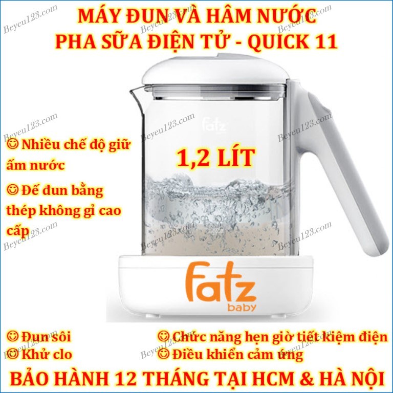 QUICK 11 - Máy đun nước và hâm nước pha sữa điện tử cao cấp FATZBABY FATZ - FB3510TK