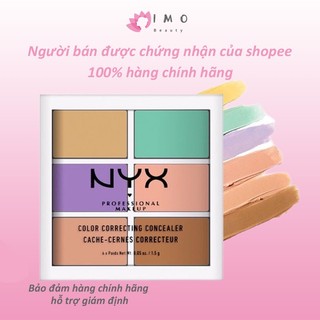NYX Professional Makeup Color Correcting Concealer Palette Trang điểm mặt Bảng che khuyết điểm