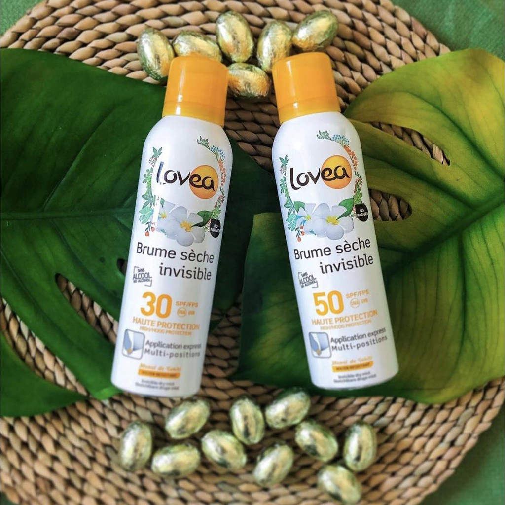 Kem chống nắng Lovea SPF 50 dạng xịt 200ML - Pháp