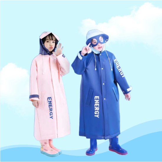 Áo Mưa Một Mảnh Thời Trang Cho Bé Cao 80-140cm