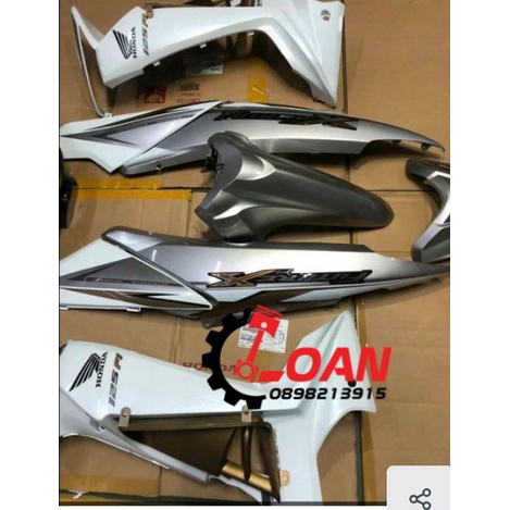 DÀN ÁO, VỎ NHỰA  FUTURE X FI 125 MÀU TRẮNG XÁM HÀNG ZIN HONDA CHÍNH HÃNG _ SHOP PHỤ TÙNG HONDA