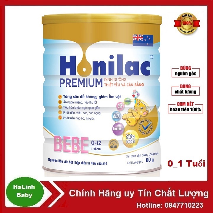 Sữa bột Honilac bebe hộp 800g [Date 2024]