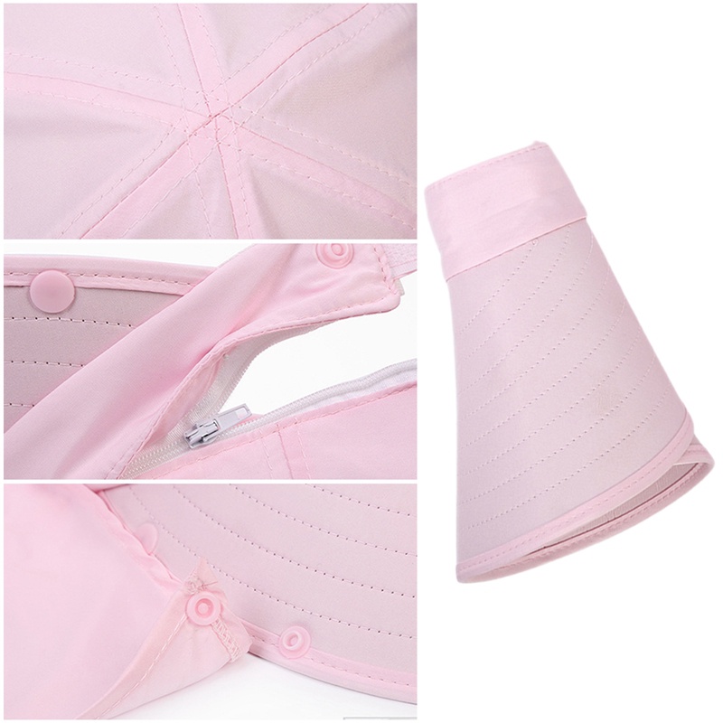 Mũ Chống Nắng Kèm Khẩu Trang Chống Tia Uv Cao Cấp Thời Trang Mùa Hè Theo Phong Cách Hàn Quốc Cho Nữ