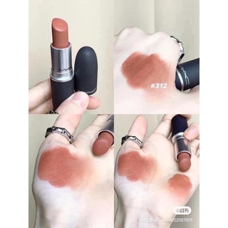 Son Thỏi Mac Cam Đào Đất Màu 312 Impulsive Fullsize Full Box