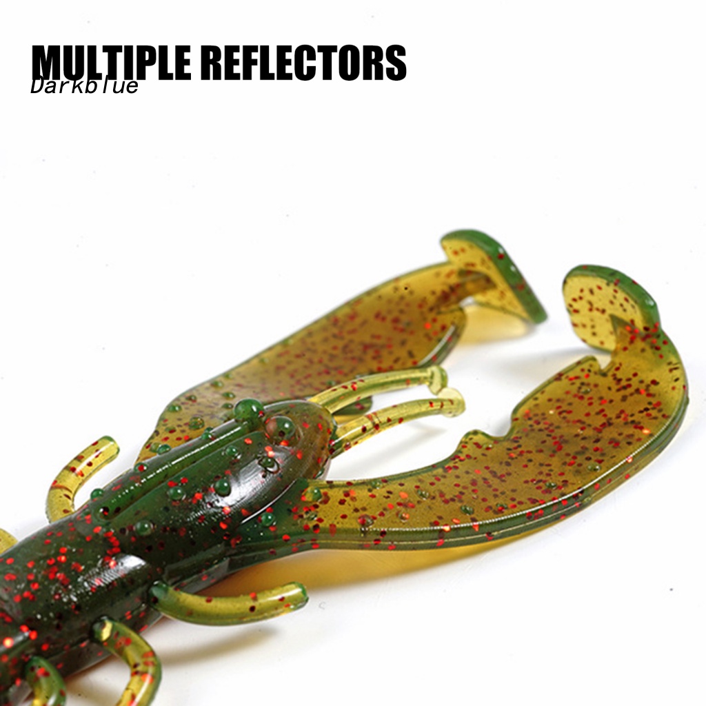 Bộ 6 Mồi Câu Cá Giả Hình Tôm Hùm Mềm Màu Sắc Tươi Sáng Có Thể Tái Sử Dụng