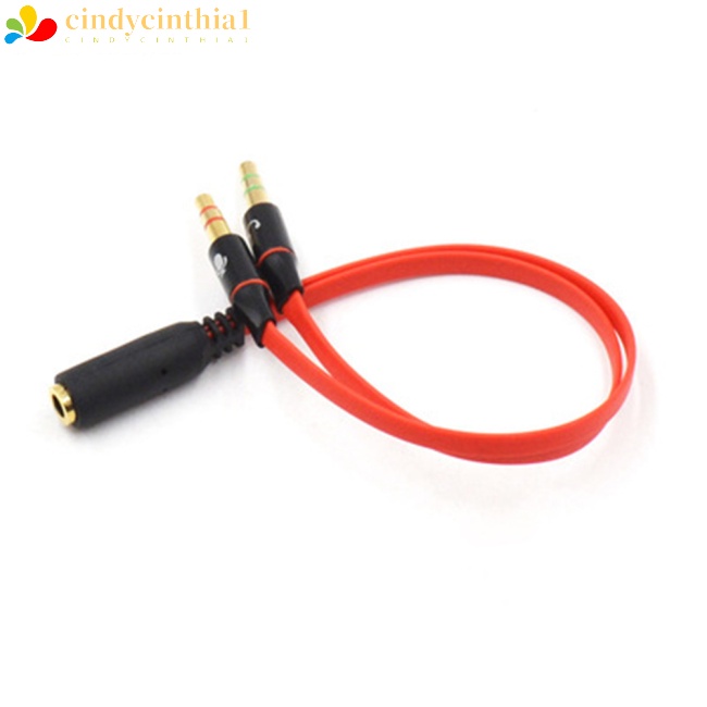 Cáp Chuyển Đổi Âm Thanh 5mm Với Micro 1 Sang 2 Dài 20cm Chuyên Dụng Cho Máy Tính