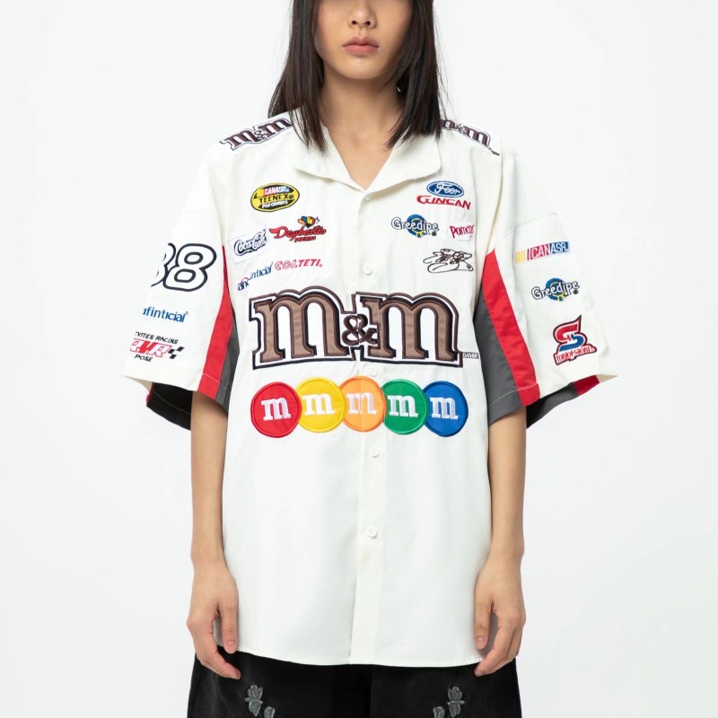 Áo Thun Tay Ngắn Dáng Rộng Phong Cách Đường Phố Trung Hoa Thời Trang Mùa Hè 2023 Mới Cho Nam Và Nữ