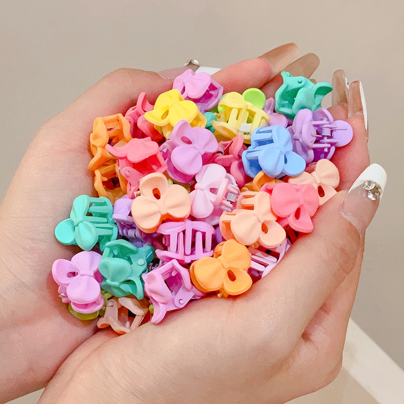 Set 10 Kẹp Tóc Nhỏ Nhiều Màu Sắc Dễ Thương Cho Bé Gái