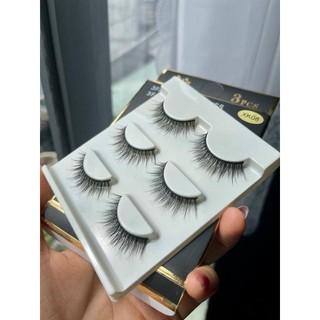 Mi giả 3D (bộ 3 cặp) hộp đen