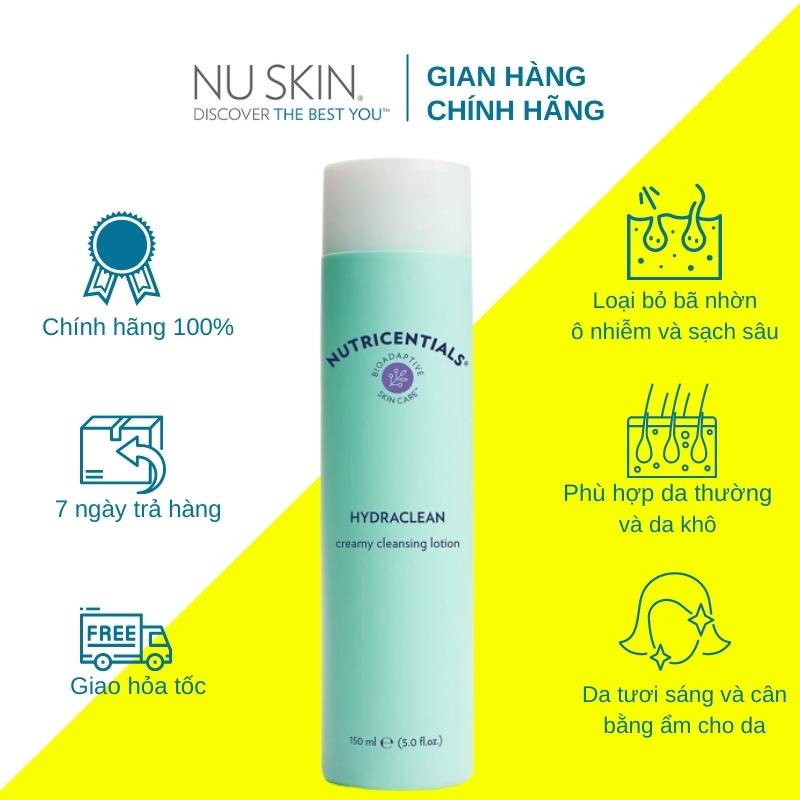 Sữa Rửa Mặt Nuskin 150ml giúp sạch da, căng bóng mịm và hạn chế được mụn đầu đen