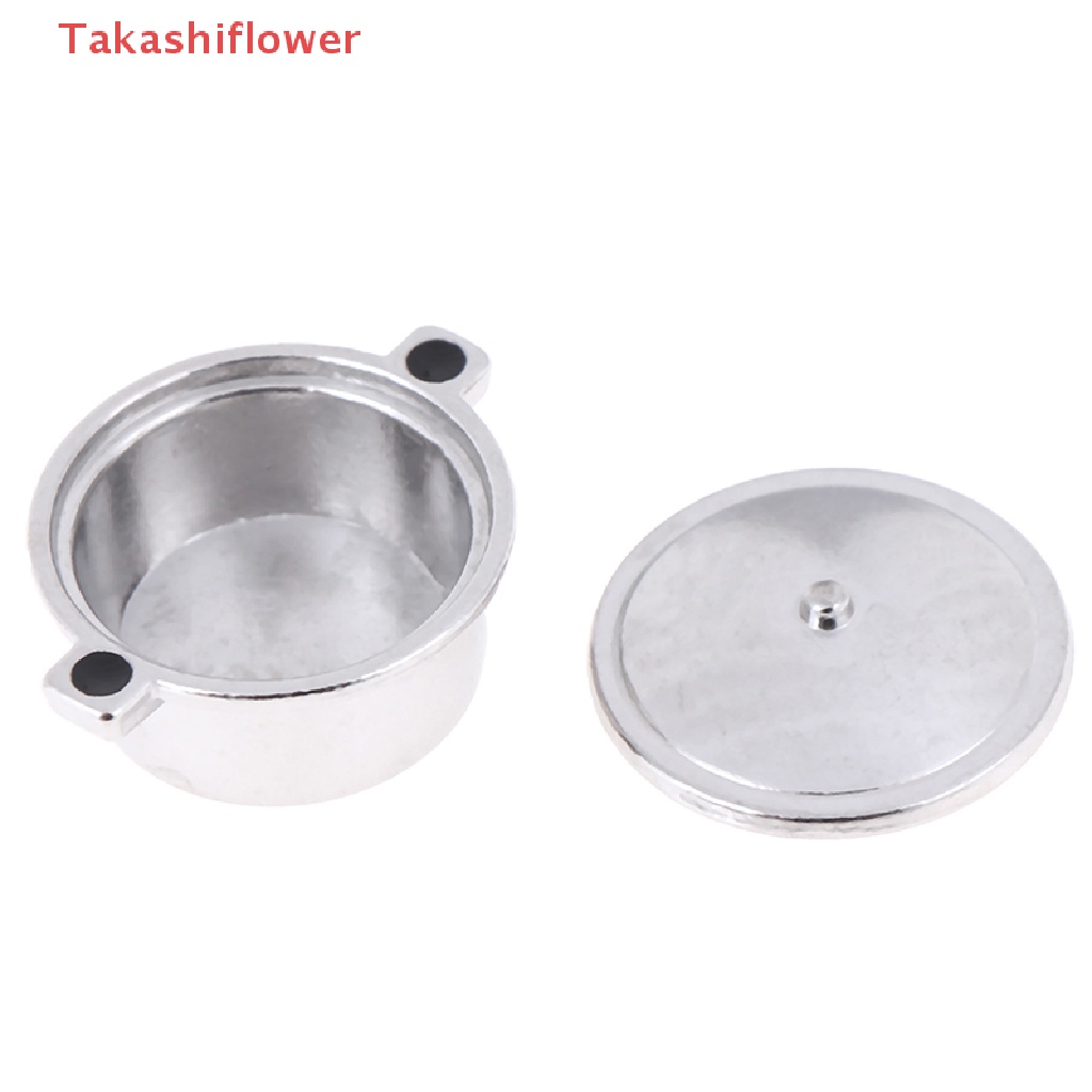 Set 4 Mô Hình Nồi Nấu Ăn Mini Bằng Kim Loại Tỉ Lệ 1: 12 Trang Trí Nhà Búp Bê