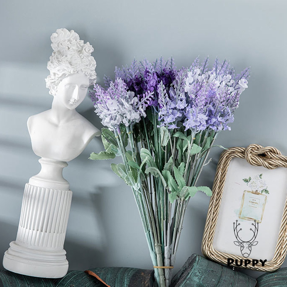 Bó Hoa Oải Hương Nhân Tạo 1 Nhánh Dùng Cho Trang Trí 1 Nhánh