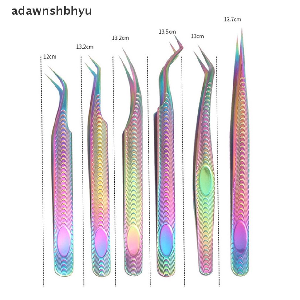 Nhíp Gắp Lông Mi Chuyên Nghiệp Bằng Thép Không Gỉ Nhiều Màu Sắc Adwnshbhyu