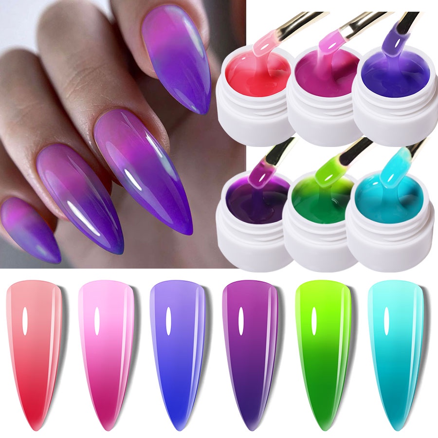 Gel Sơn Móng Tay Thay Đổi Màu Sắc Theo Nhiệt Độ BORN PRETTY