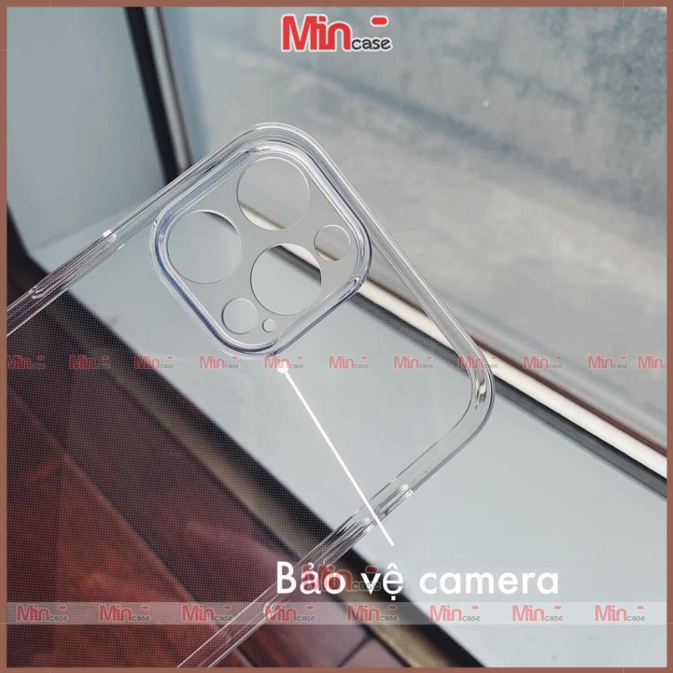 Ốp lưng nike cạnh vuông chống sốc silicon trong suốt bảo vệ camera cho iphone ip 6/6s/7/8/X/XS/11/12/13/14 Pro Plus Max