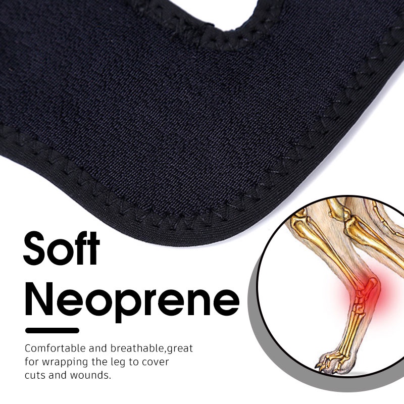 HamshMoc Đai Quấn Mềm Mại Bảo Vệ Vết Thương Chống Bong Gân Có Thể Điều Chỉnh Cho Thú Cưng