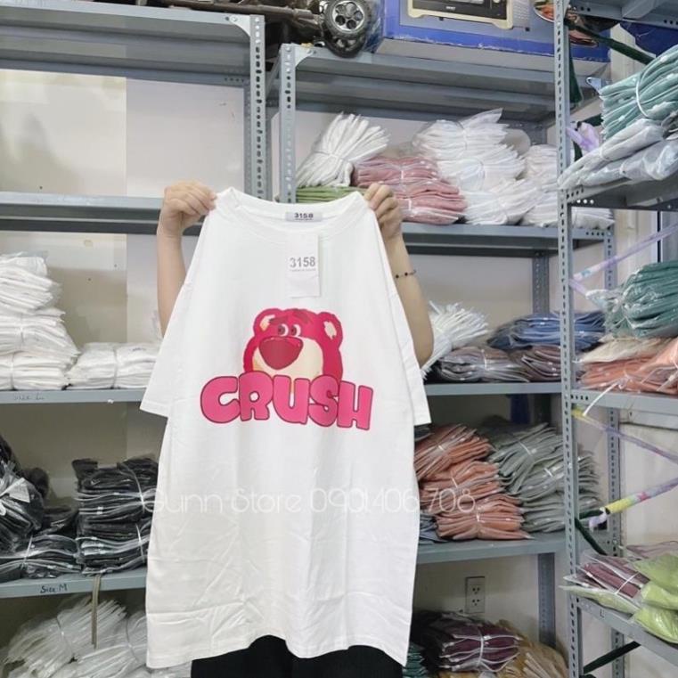 [ Rẻ Vô Địch ] Áo Thun 3158 Tay Lỡ Cotton Khô Form Rộng Nam Nữ Unisex