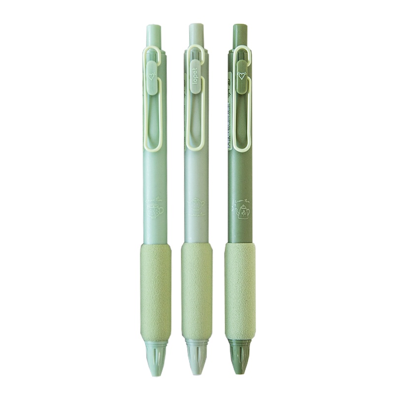 4 Chiếc Bút Bi Nước Mực Đen Ngòi 0.5mm C7343