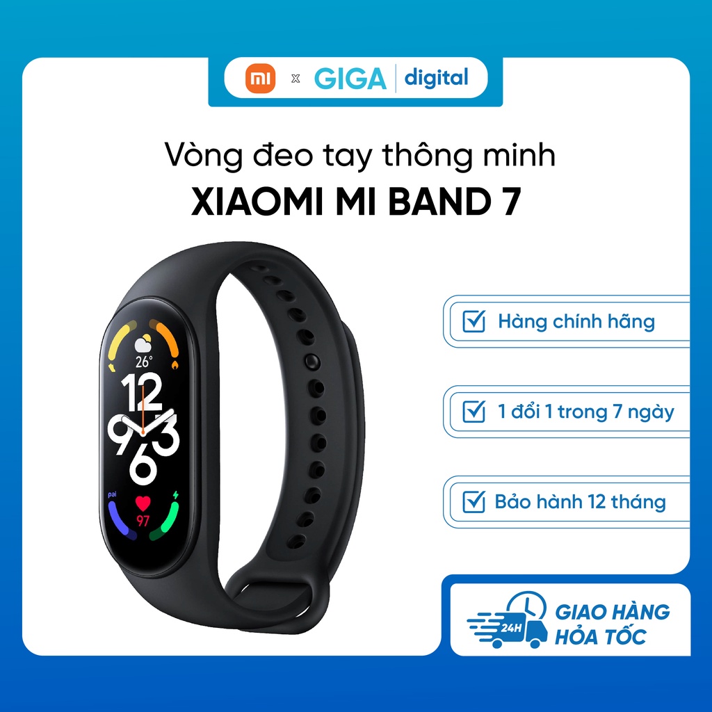 Vòng đeo tay thông minh Xiaomi Mi Band 7 (BẢN QUỐC TẾ)