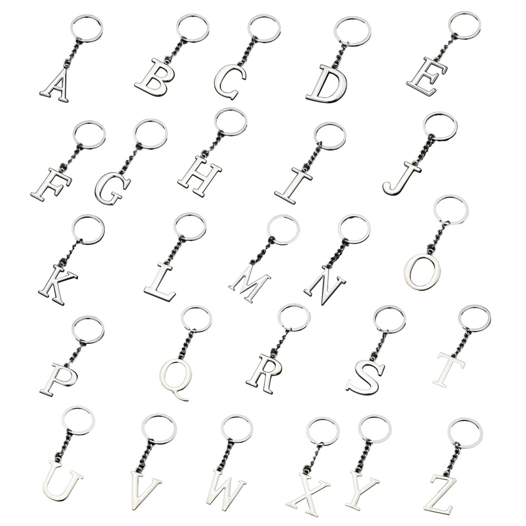 Mặt phụ kiện LENOVO bằng kim loại mạ điện mặt hình 26 chữ cái A-Z