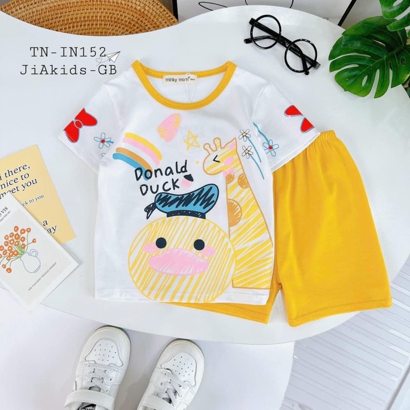 Bộ thun lạnh 3d cho bé trai vaà bé gái 15-30kg