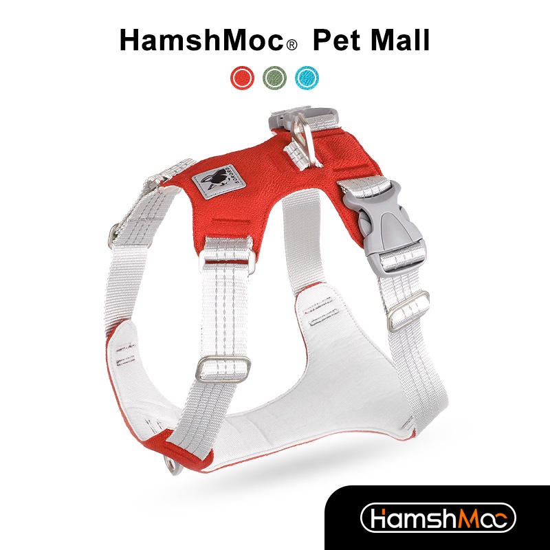 HamshMoc Dây Dắt Thú Cưng Đi Dạo Bằng Nilon Mềm Mại Thoáng Khí Có Thể Điều Chỉnh