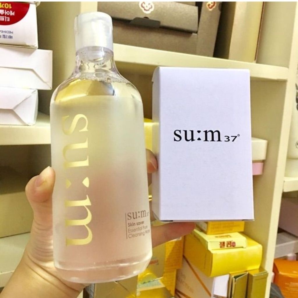 Nước tẩy trang Sum37 3 trong 1 - Su:m37° Skin Saver Essential Cleansing Water 100ml; 400ml