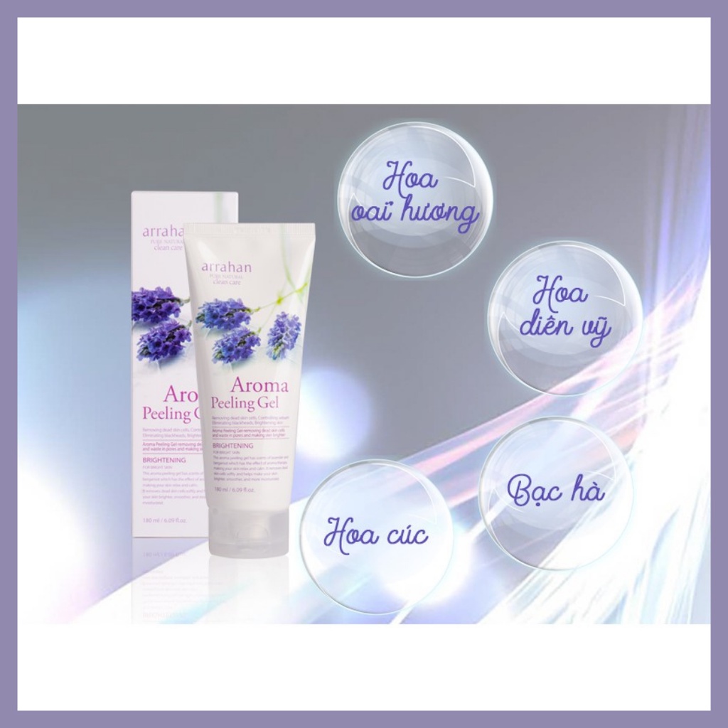 Tẩy Da Chết Arrahan Lavender Peeling Gel- 180ml Hàn Quốc