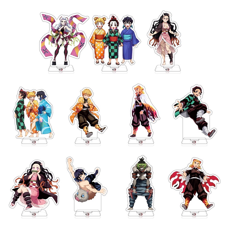 Mô Hình Nhân Vật Anime Demon Slayer Kimetsu No Yaiba Trang Trí Bàn Làm Việc