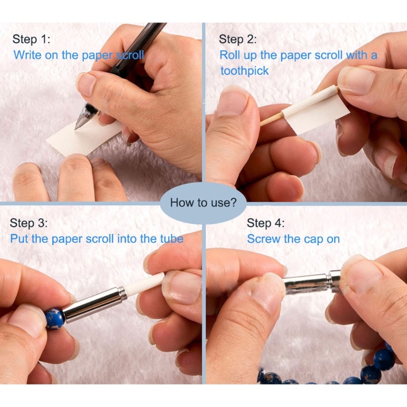 Vòng Tay Đá Tự Nhiên Bằng Thép Không Gỉ Dạng Ống Nối