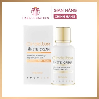 Kem dưỡng trắng da cao cấp Cindel Tox White Cream 50ml Hàn Quốc bật tông da sáng hồng, căng mịn tự nhiên Harin Cosmetics