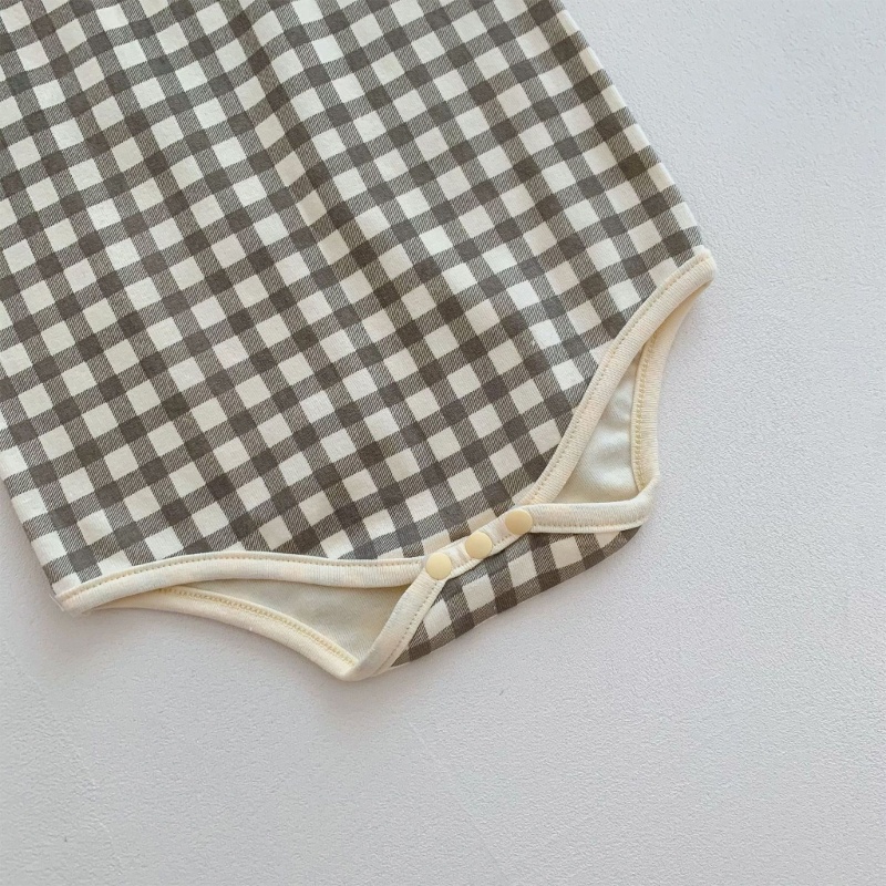 Áo Liền Quần Sát Nách Vải Cotton In Họa Tiết Thời Trang Cho Bé