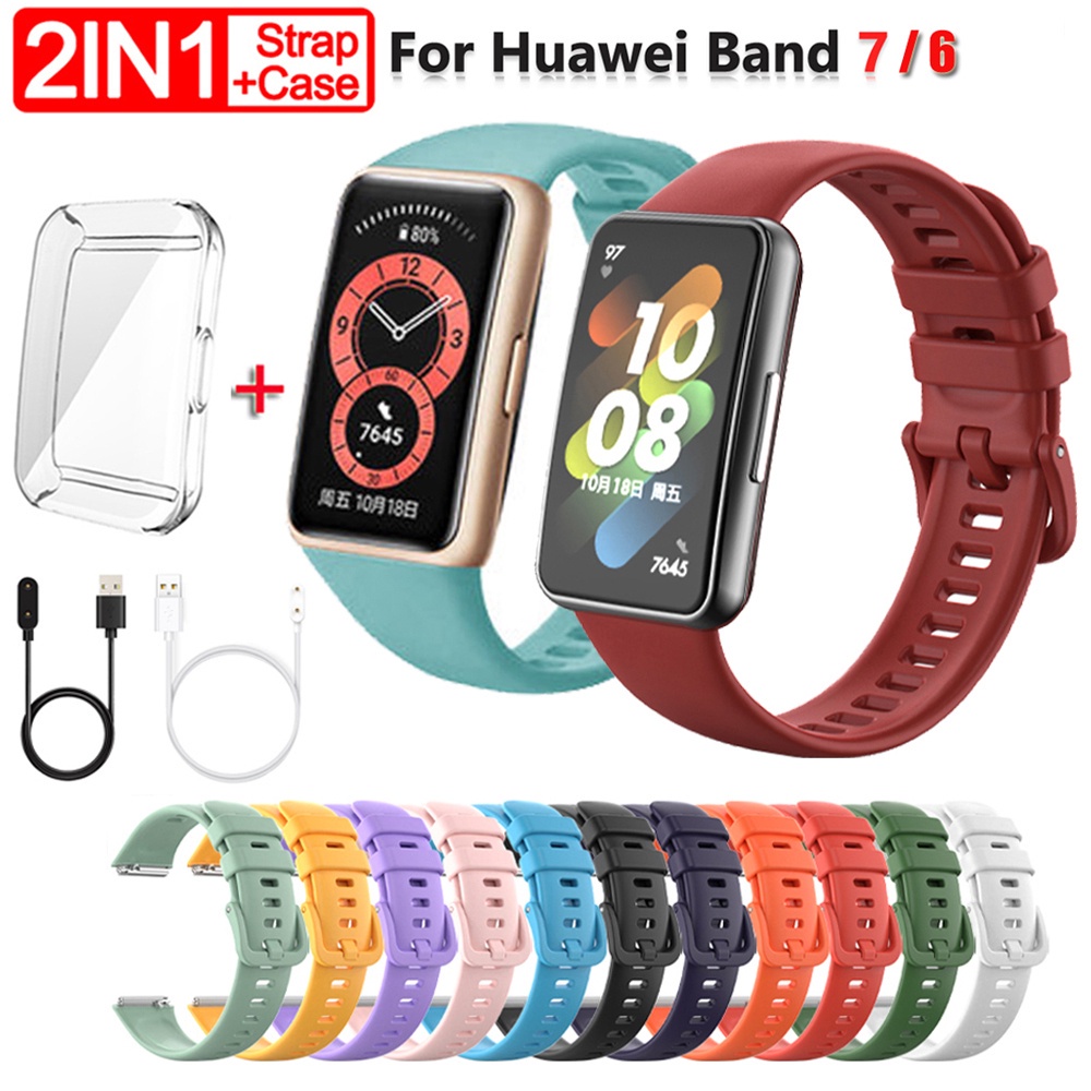 Dây Đeo Silicone Cho Đồng Hồ Huawei Band 7 / 6 Huawei Band 6 Huawei Band 7
