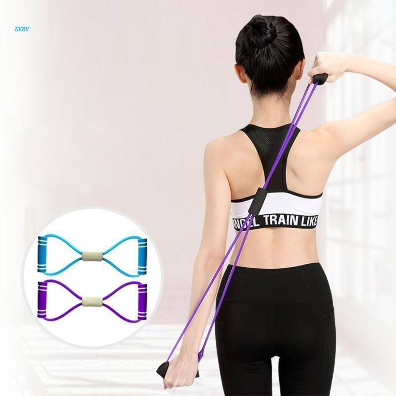 Dây Đai Kháng Lực Hình Số 8 Co Giãn Dùng Luyện Tập Cánh Tay Ngực