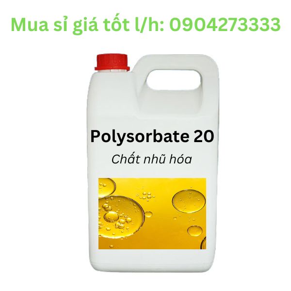 Polysorbate 20 (Tween 20) chất nhũ hóa - Nguyên liệu mỹ phẩm