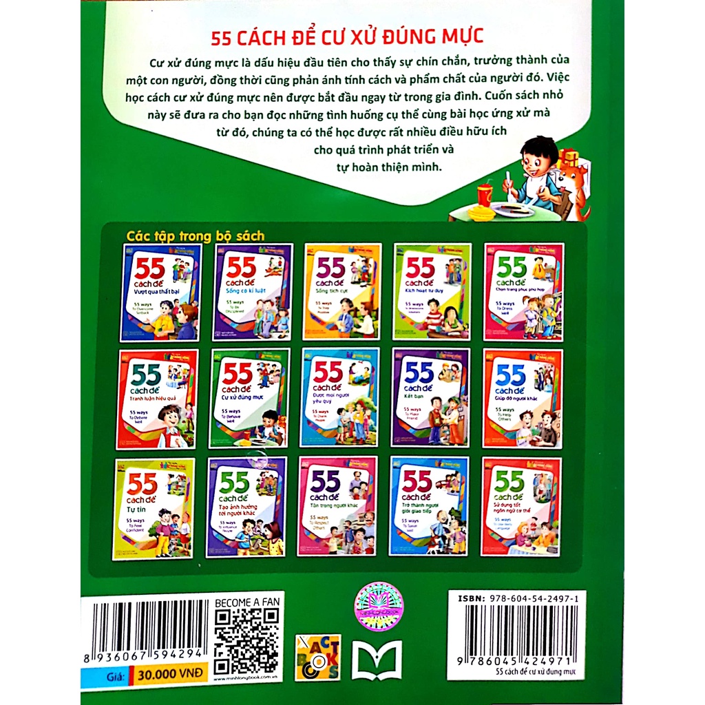 Sách: 55 Cách Để Cư Xử Đúng Mực