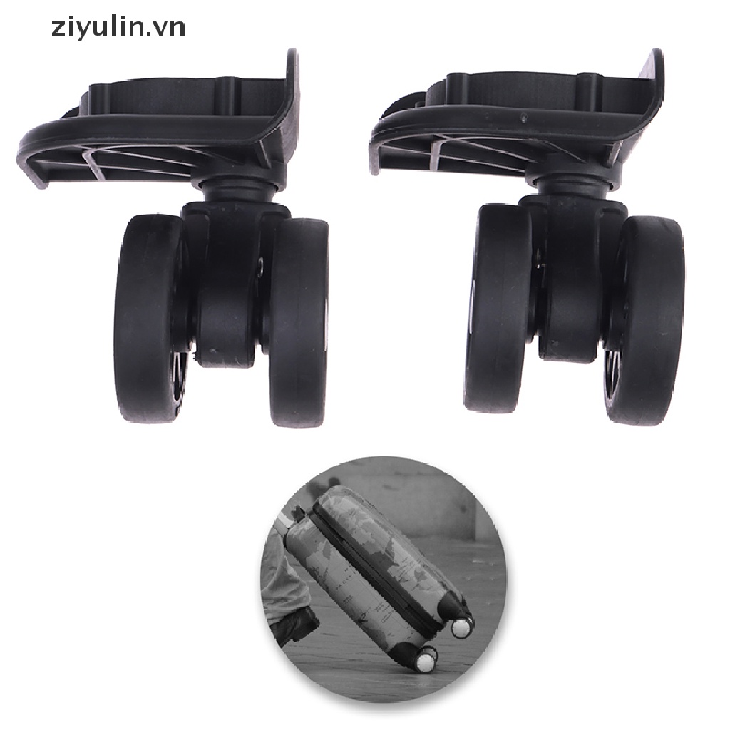 Bộ 2 Bánh Xe Xoay 360 Độ Thay Thế Cho Vali Hành Lý