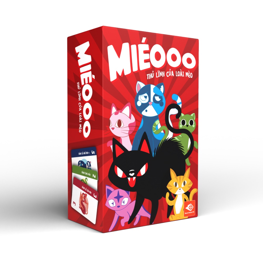 Miéooo - card game tương tác vui nhộn về những chú mèo - Board Game VN