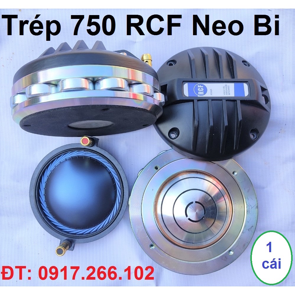 LOA TRÉP 750 NEO BI CHÍNH HÃNG RCF NẮP NHÔM CÔN 74.5mm DẸT - GIÁ 1 CHIẾC