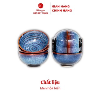 Bát ăn cơm, chén cơm men hỏa biến, bát cơm chuẩn hàng gốm bát tràng
