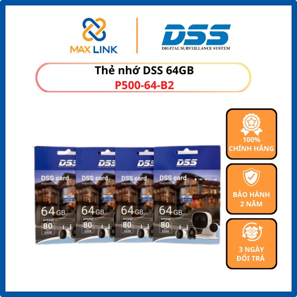 Thẻ nhớ DSS 64GB P500-64-B2 - HÀNG CHÍNH HÃNG