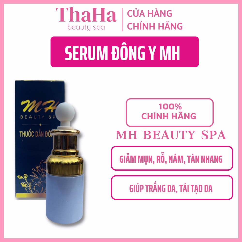 Serum đông y MH Beauty Spa bong thâm mụn, nám, tàn nhang, Tinh chất tái tạo da trắng, se khít lỗ chân lông