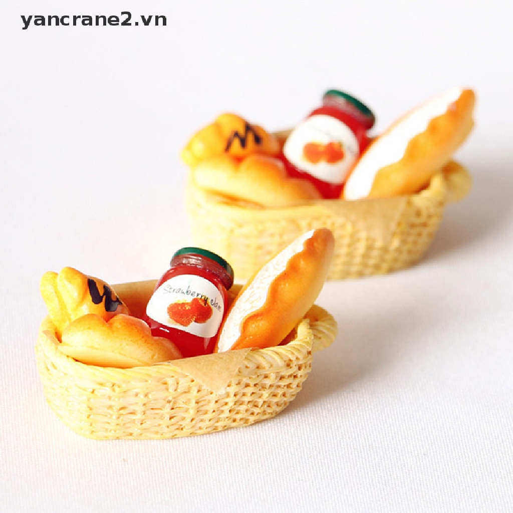 Set 5 Giỏ Bánh Mì Đồ Chơi Trang Trí Nhà Búp Bê yancrane2.vn
