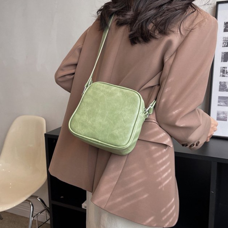 Ielgy Túi Đeo Chéo Hình Vuông Thiết Kế Độc Đáo Đa Năng Cho Nữ